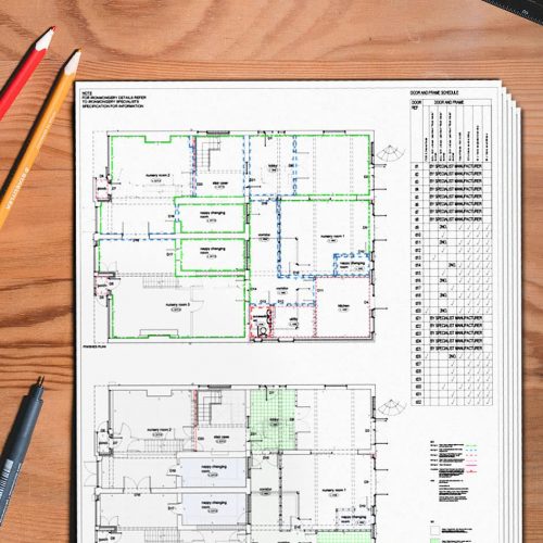 Commercial architecture construction packs