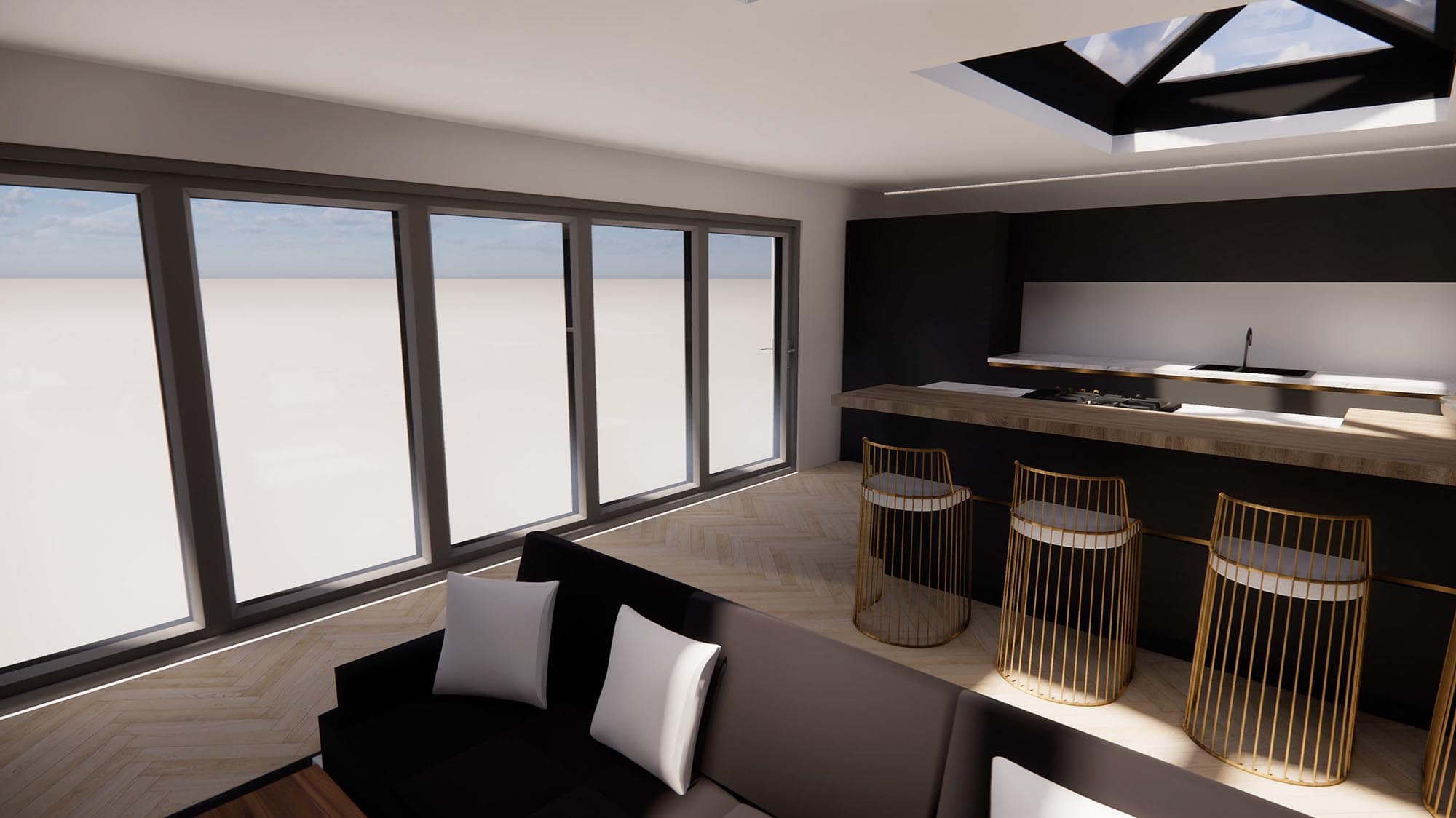3D visualisation of home extension project