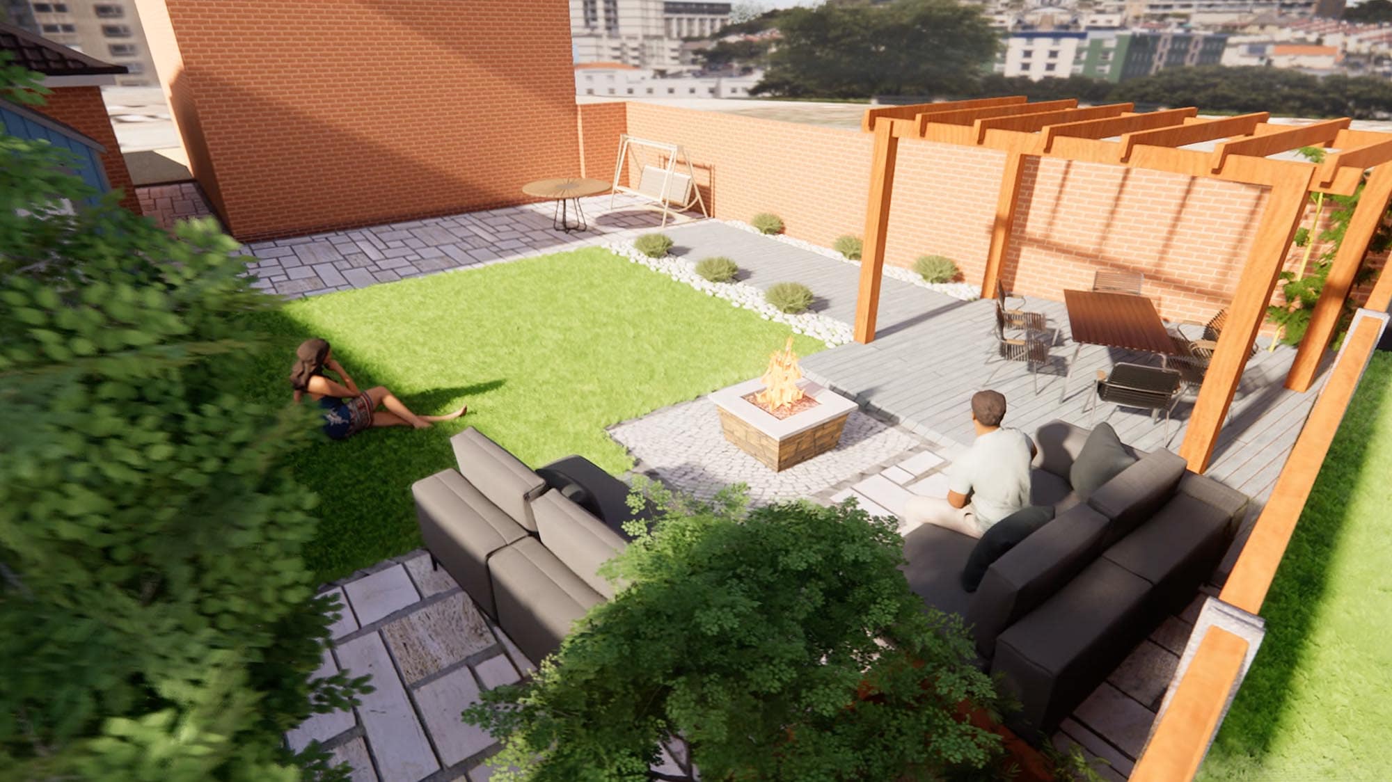 Garden design plants and drawings