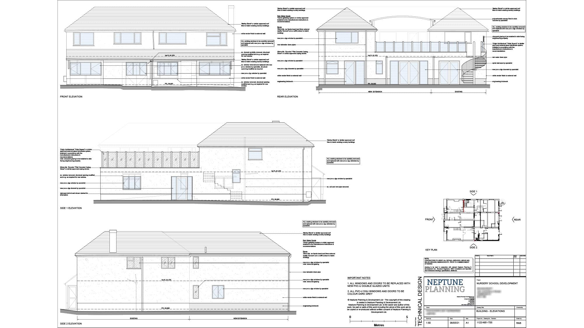 Housing architectural plan