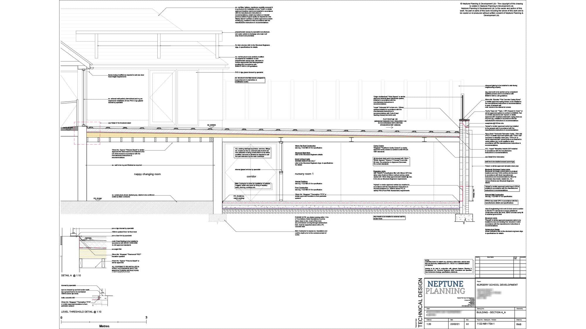 Architectural home planning diagram