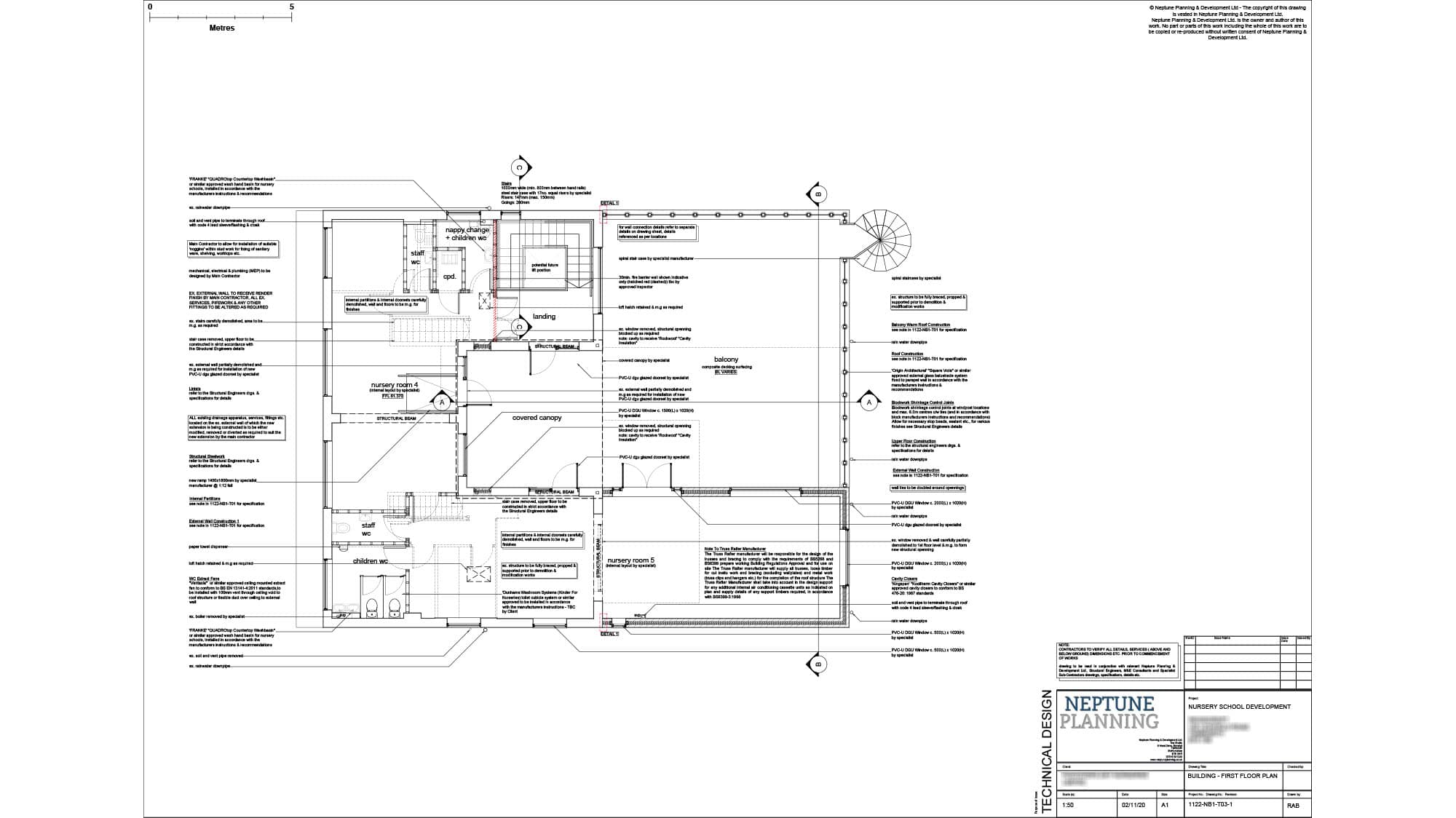 Architectural planning diagrams